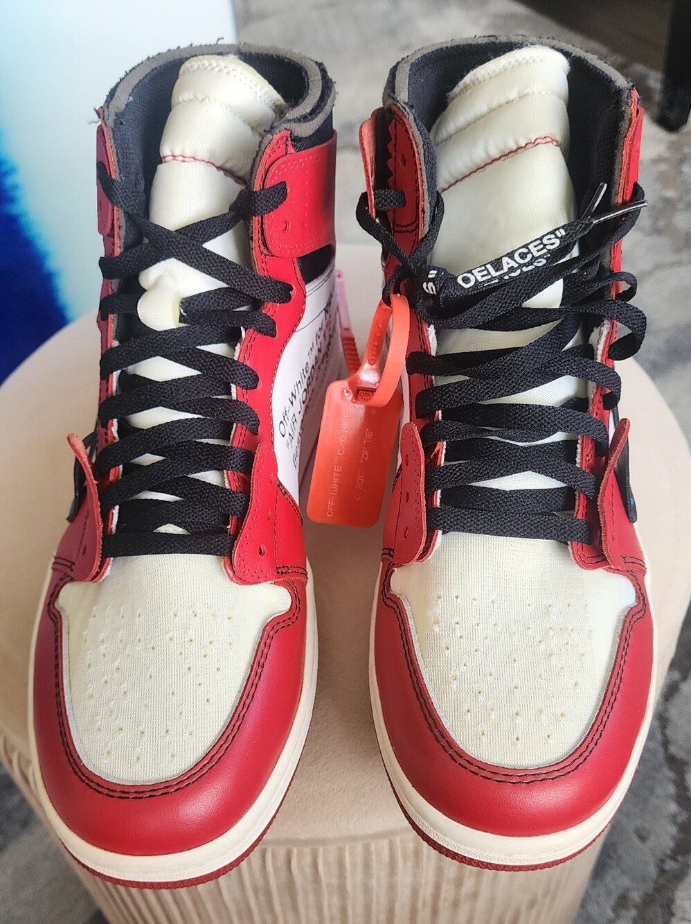 Size 11.5 - Jordan 1 Retro OG x Off-White High Chicago - Picture 7 of 13